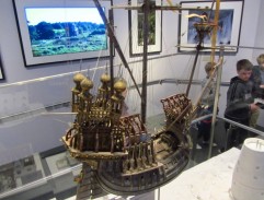 Model lodi, na které do Bradavic dorazil Viktor Krum