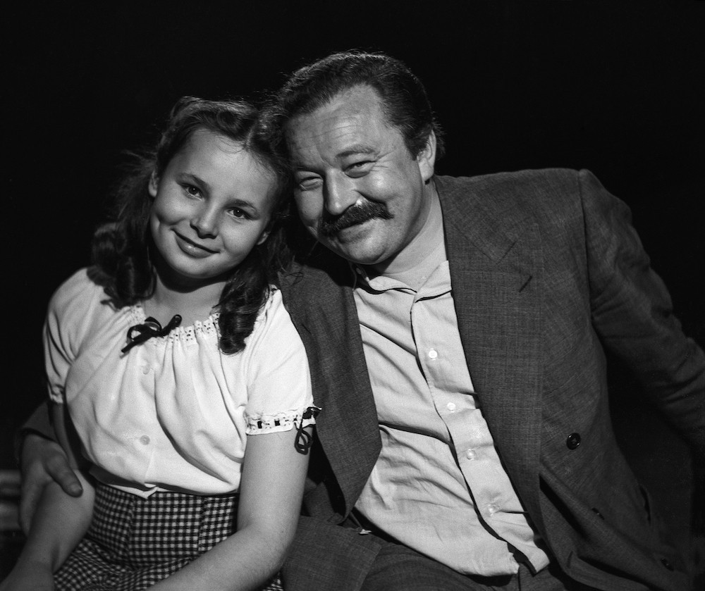 Jan Werich s dcerou Janou v divadle (foto: Vaclav Chochola)