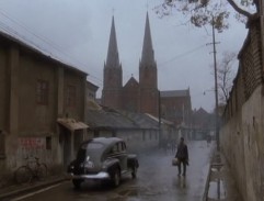 Kostel, v němž mladý Jim zpívá ve sboru.