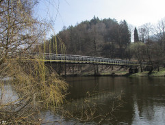 Řeka u obce Klokočí