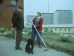 před domem