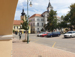 Adam nakupuje ve městě