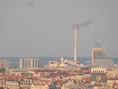 Panorama s komínem