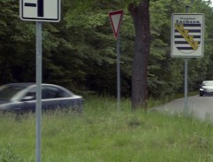 Křižovatka v Německu