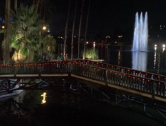 Most v parku