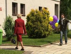 MUDr. Petr Hanák s balónky