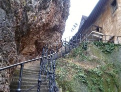 schody na hrade kráľa Mateja