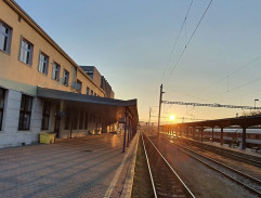 príchod vlaku na stanicu