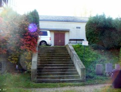 Zadní vchod krematoria