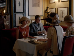 Lady Mary, Rose, Edith s Tomem na jídle