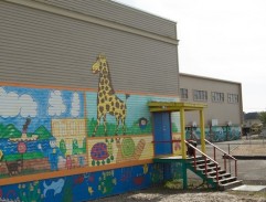 Východ z tělocvičny