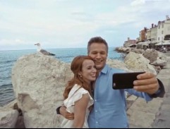 Selfie na pobřeží