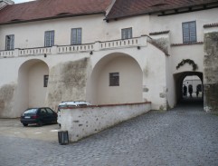 Příjezd Bavora na hrad ve Strakonicích