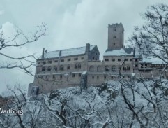 Hrad Wartburg v zimě