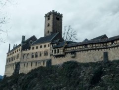 Pohled na hrad Wartburg
