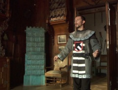 Komnata se zeleným krbem