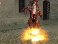 Královna ohně na hradě