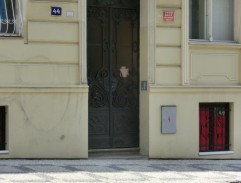 Vchod do domu Anny Holubové