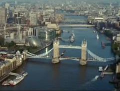 Letecký pohled na Londýn