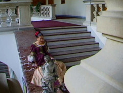Kněžna na schodech