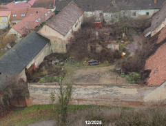 Pohled na areál vojenského hospodářství