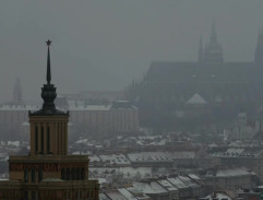 Zasněžená Praha