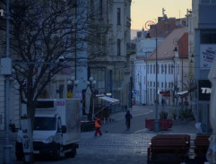 Ráno v ulicích Brna