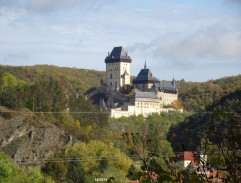 Karlštejn z vlaku