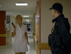 Policista v nemocnici