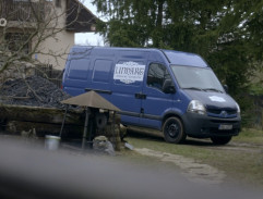Modrá dodávka