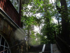 schody k reštaurácií Vyhlídka