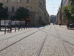 Příjezd na Moravské náměstí