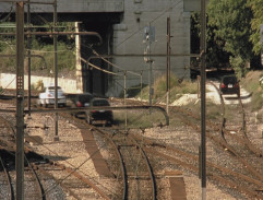 Odbočka na kolejích