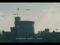 Pohled na hrad Windsor během války