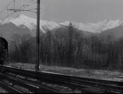 Vlak pod Alpami