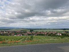 Silnice nad městem
