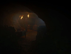 princ Cyril v jaskyni