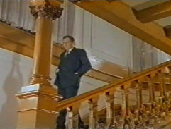 Gottwald na schodišti v Lánech