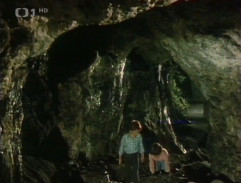 S Katkou v jeskyni