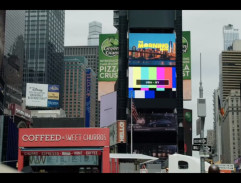 Obrazovka na Times Square