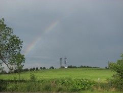 Zatáčka u kostela