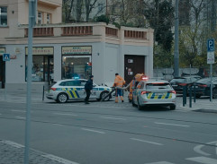 Příjezd policie
