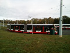 Na konečné tramvaje