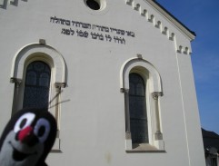 Před synagogou