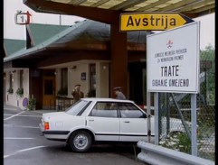 Hraniční přechod v Jugoslávii