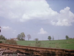 krajina s vlakom