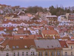 Střechy pražských domů