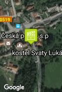 U kostela