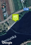Ondřej Čermák u jezu