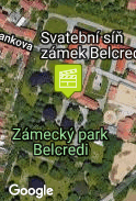 Před zámkem Belcredi